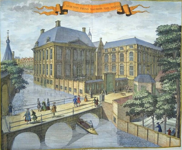 Netherlands, The Hague, Mauritshuis R. Boitet, 1730, ´t Huis van Prins Maurits van Nassau