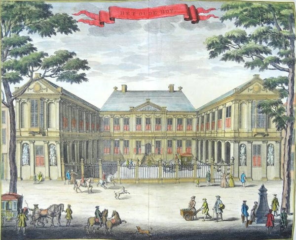 Holland, The Hague, Royal Palace Noordeinde Boitet, 1730, Het Oude Hof