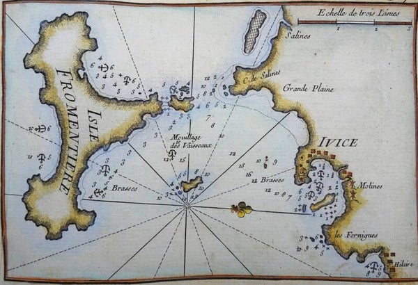 Spain, Ibiza, Formentera J. Roux, 1764, Isle Formentera/Yvice