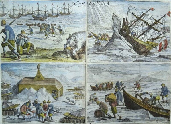 Russia, Nova Zembla, Polar expedition Barentsz Orlers, 1610, Nova Zembla