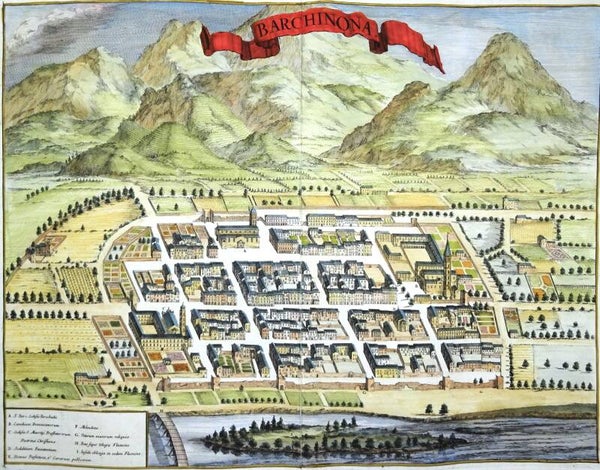 France, Barcelonnette,  Alpes-de-Haute-Provence, J. Blaeu, 1682, Barchinona