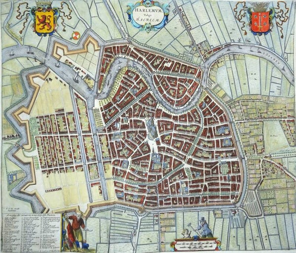 Netherlands, Haarlem F. de Wit, 1698, Harlemum vulgo Haerlem