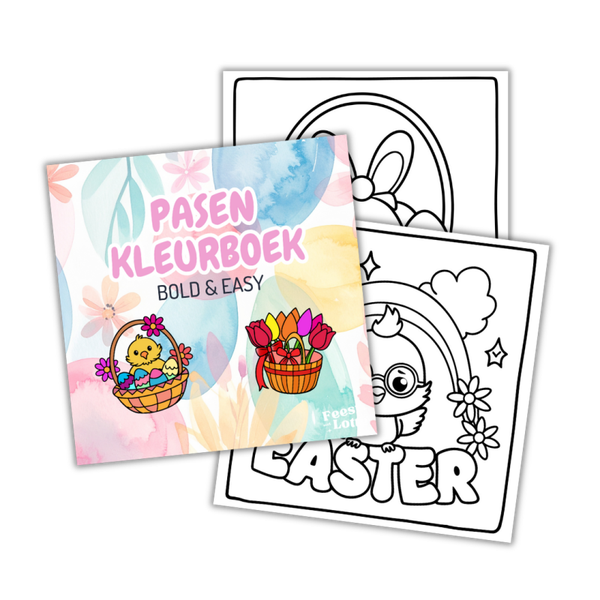 Bold & Easy Pasen Kleurboek - Printable