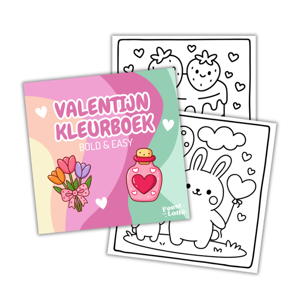 Bold & Easy Valentijn Kleurboek - Printable