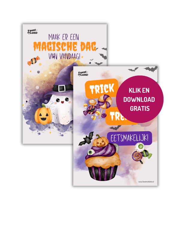 Broodtrommelbriefjes - Halloween - Freebie
