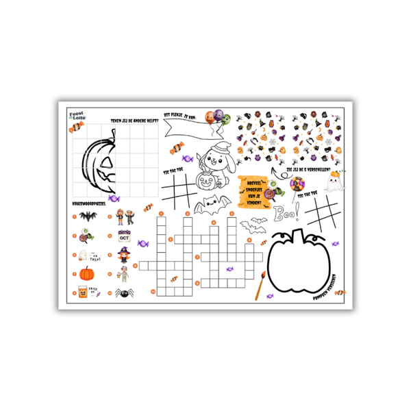 Halloween placemat - Printable