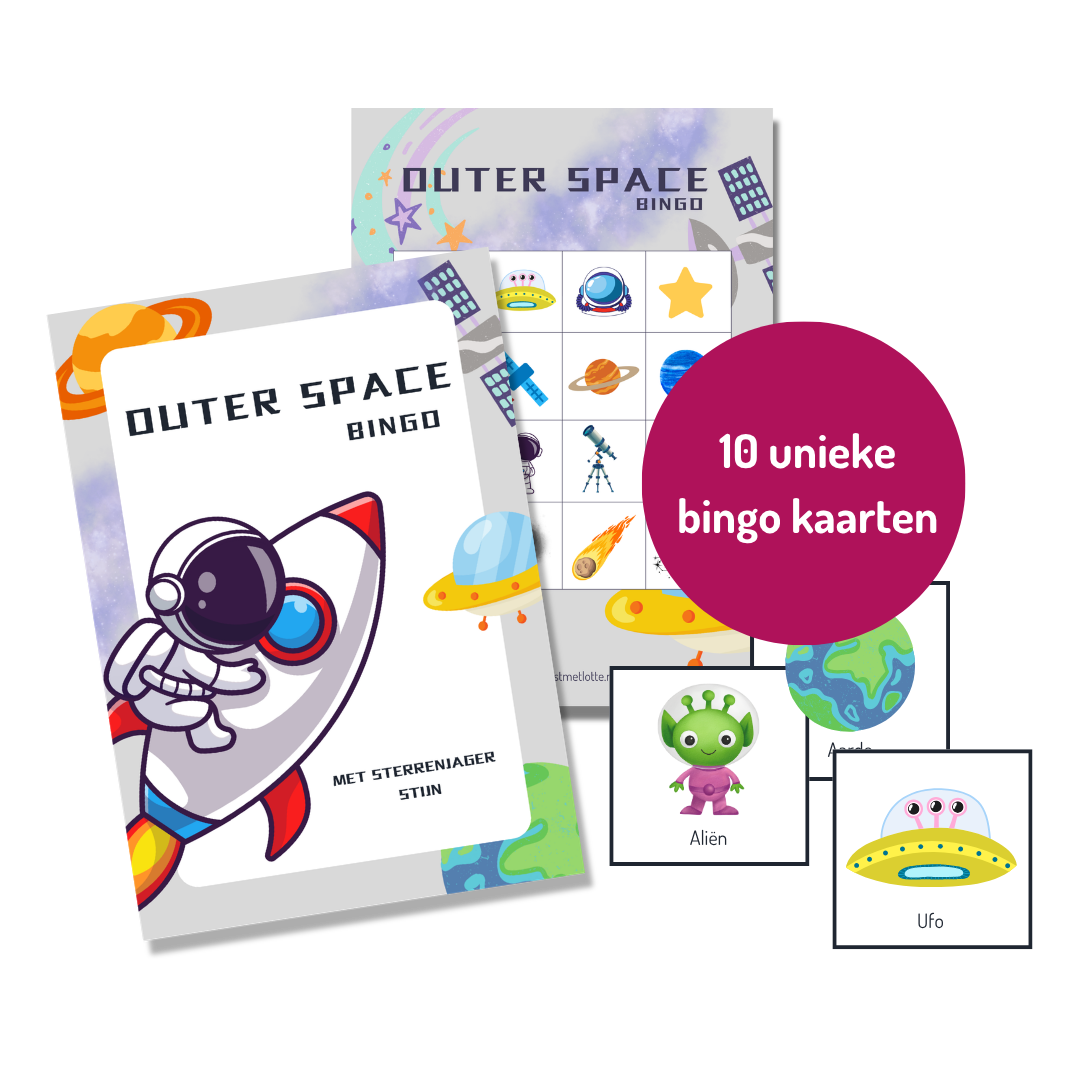 Outer Space bingo - Printable