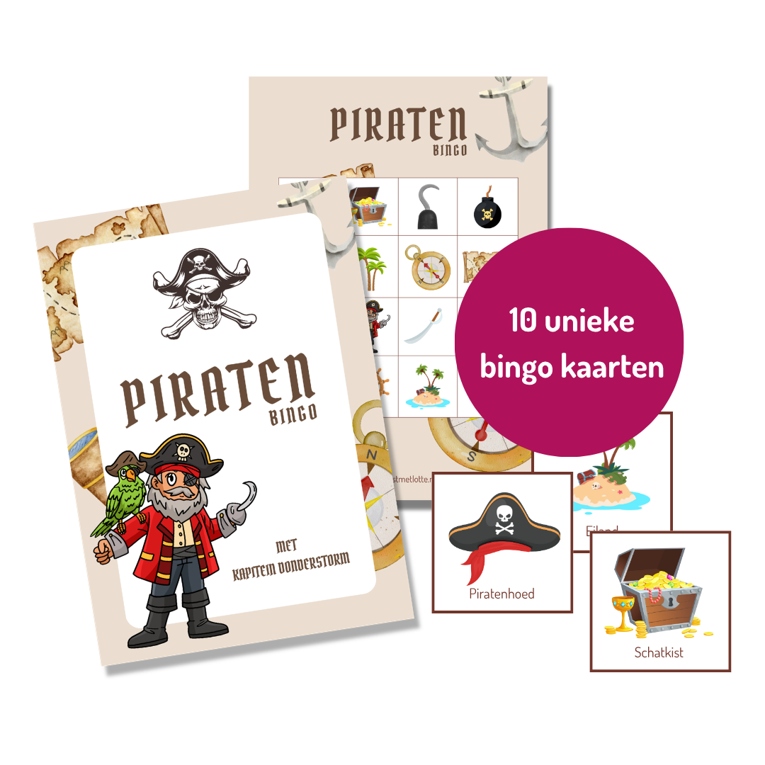 Piraten bingo - Printable