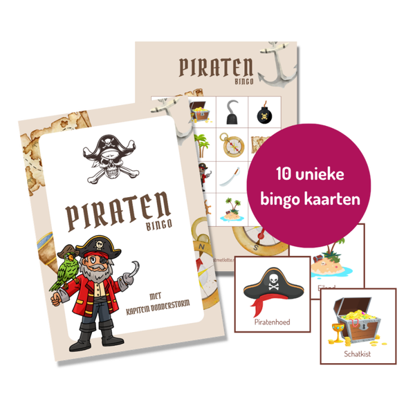 Piraten bingo - Printable