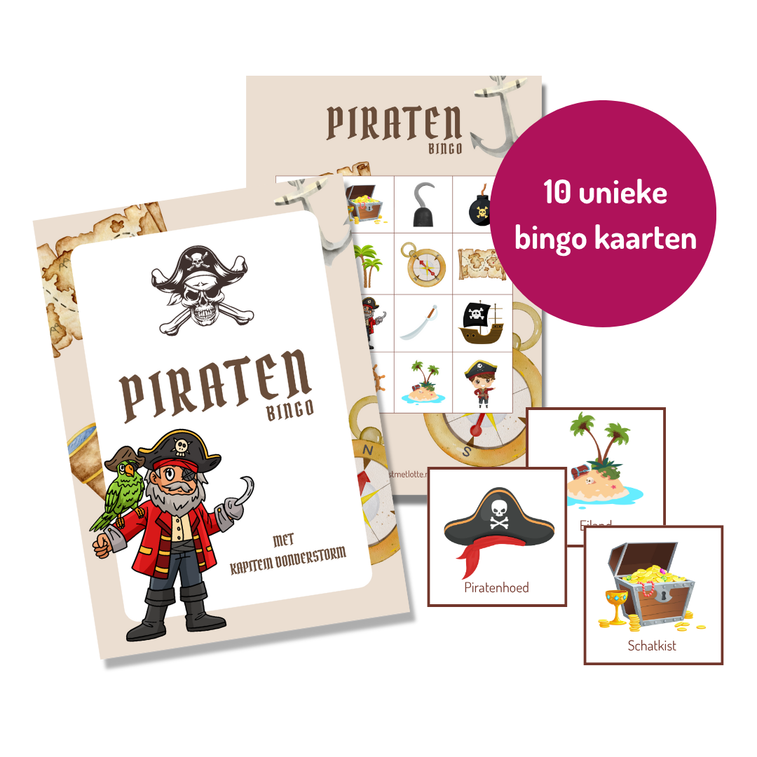 Piraten bingo - Printable