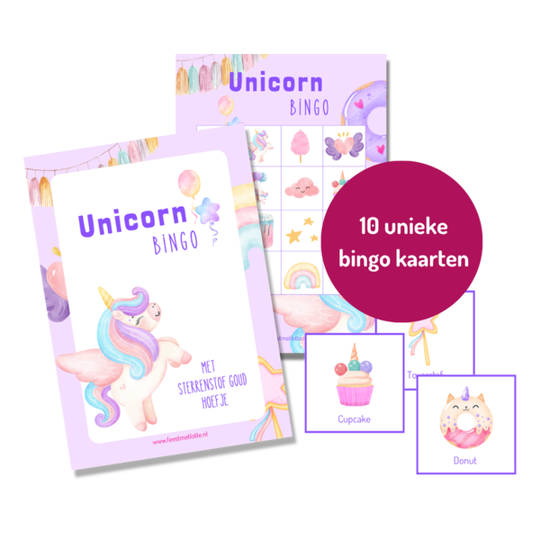 Unicorn bingo - Printable