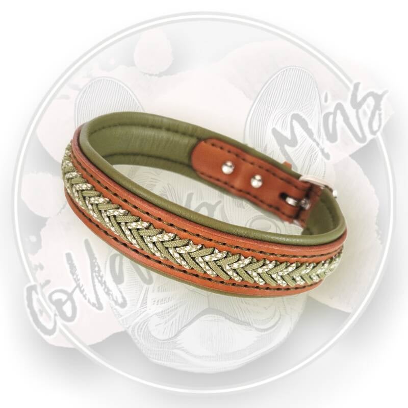 Leather dog collar Victory 