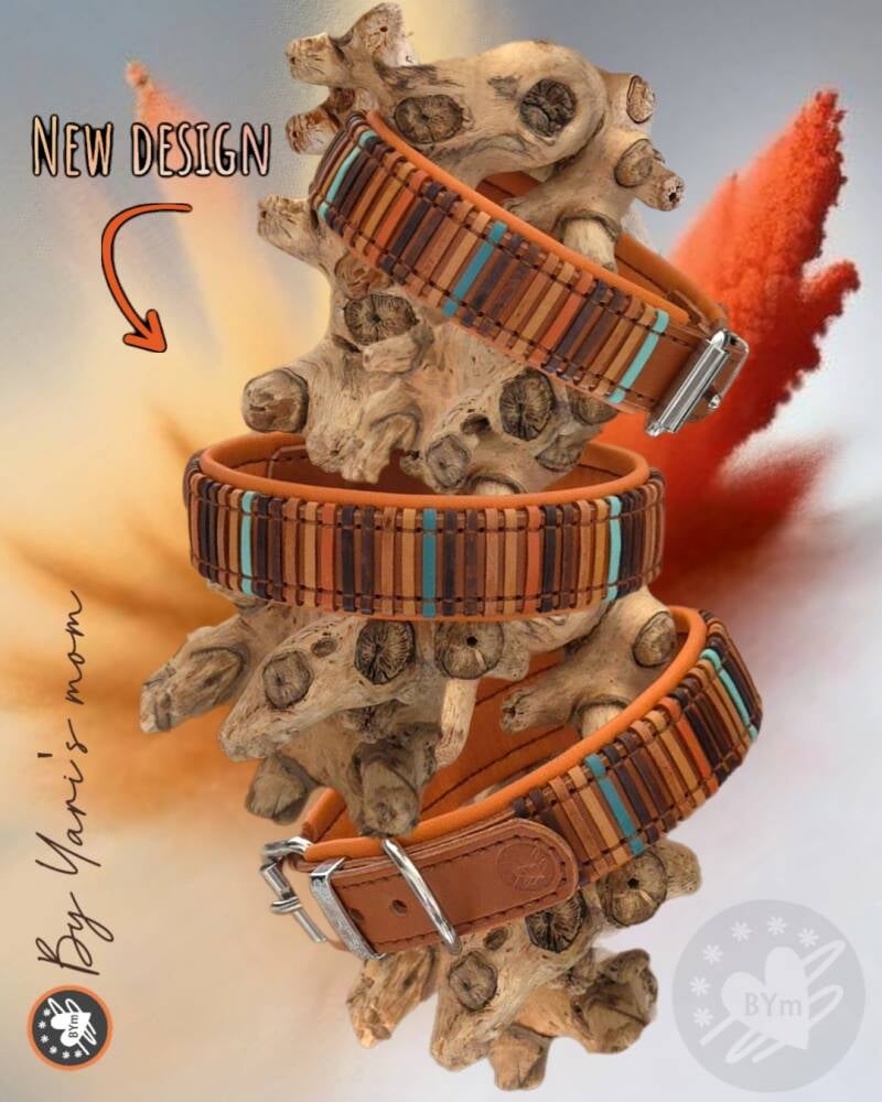 Leren halsband 