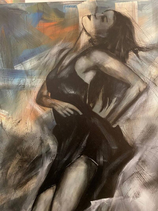 Freedom. Love ❤️.♥️Acrylic on Canvas, 75x115cm