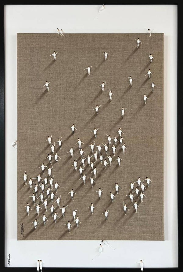 Freedom. Love ❤️.♥️Acrylic on Canvas, 60x90cm