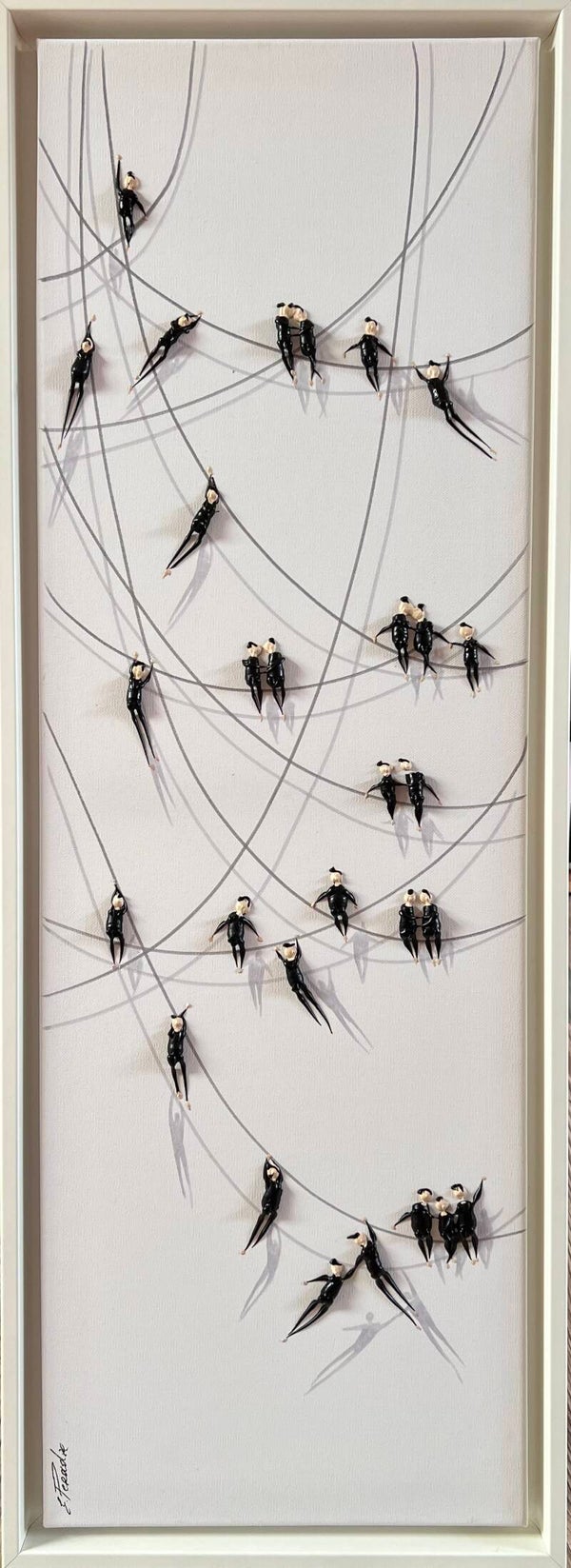 Action.Freedom. Love ❤️Acrylic on Canvas