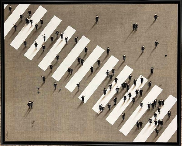 Action.Freedom. Love ❤️.♥️Eka.mAcrylic on Canvas, 103x103cm