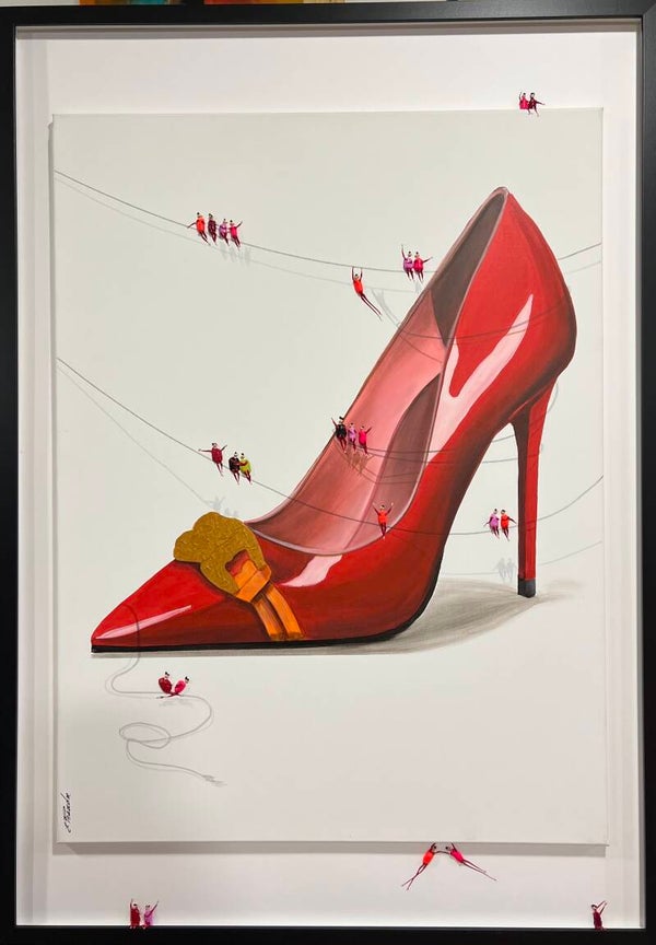 “Balance of Temptation” Acrylic on Canvas, 70x100cm