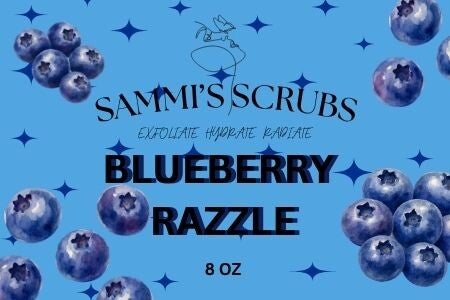 Blueberry Razzle body scrub