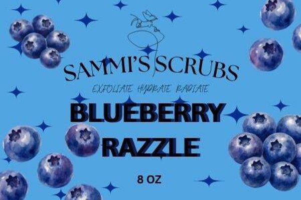 Blueberry Razzle body scrub