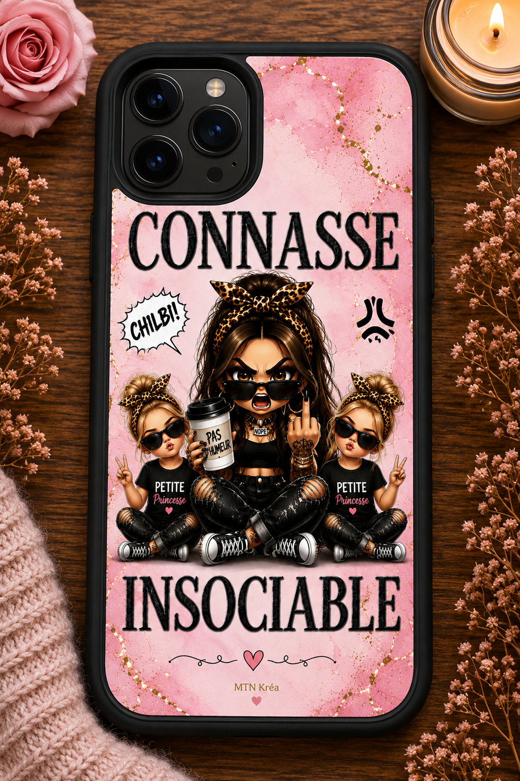 Coque mauvais caractère