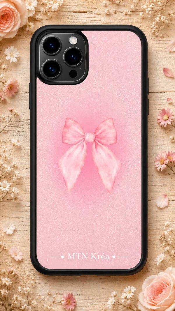 coque noeud poudré