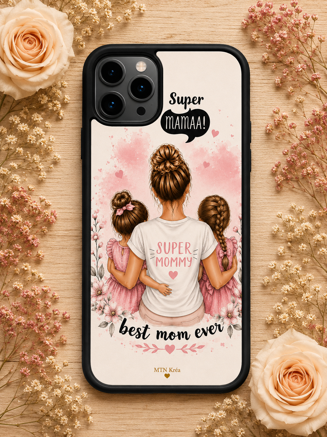 Coque maman et mes princesses