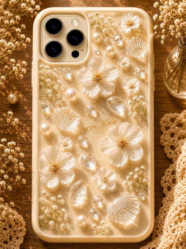 Coque fleur de nacre