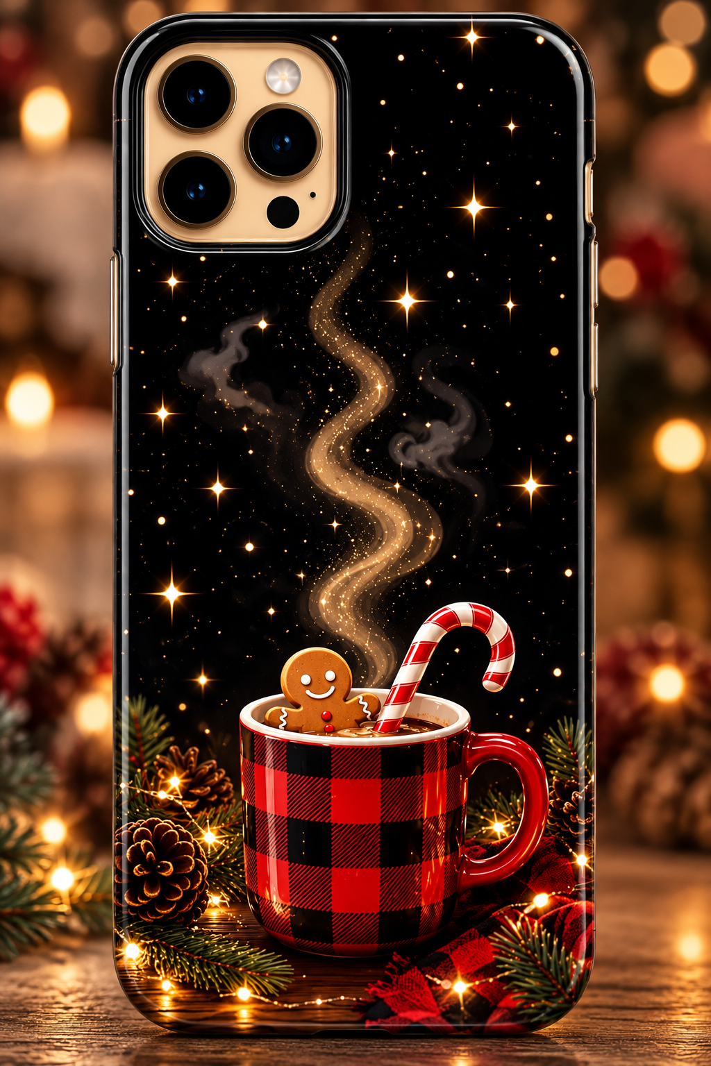 Coque chocolat chaud de Noël