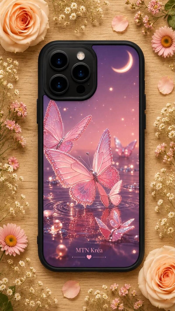 coque papillons de lune