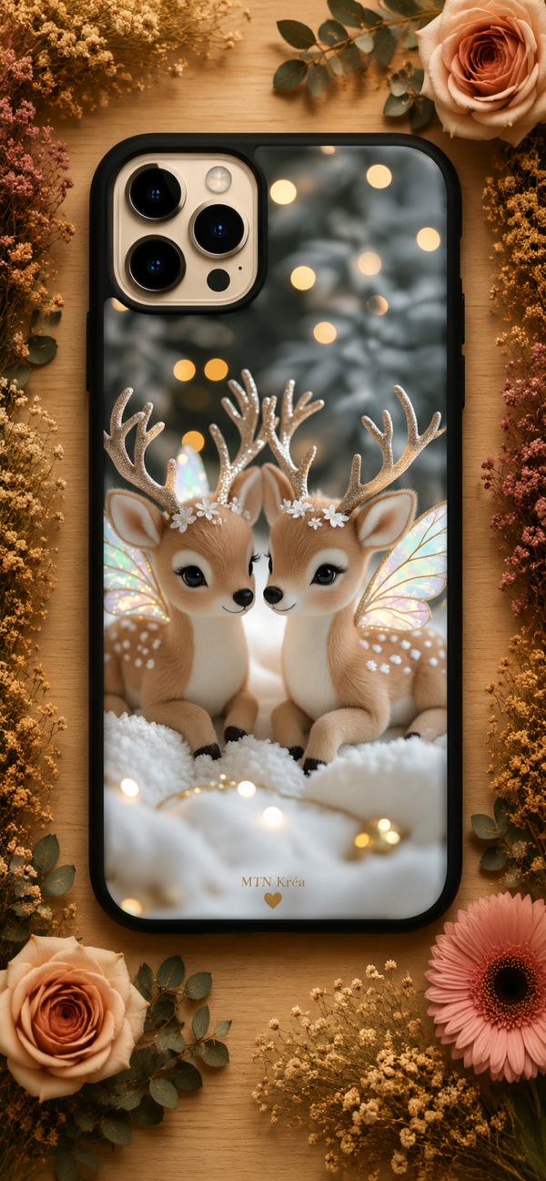 Coque cerfs enchantés