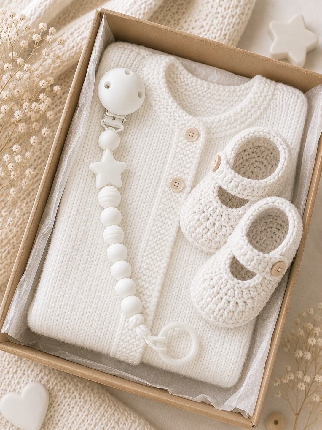 Coffret naissance blanc