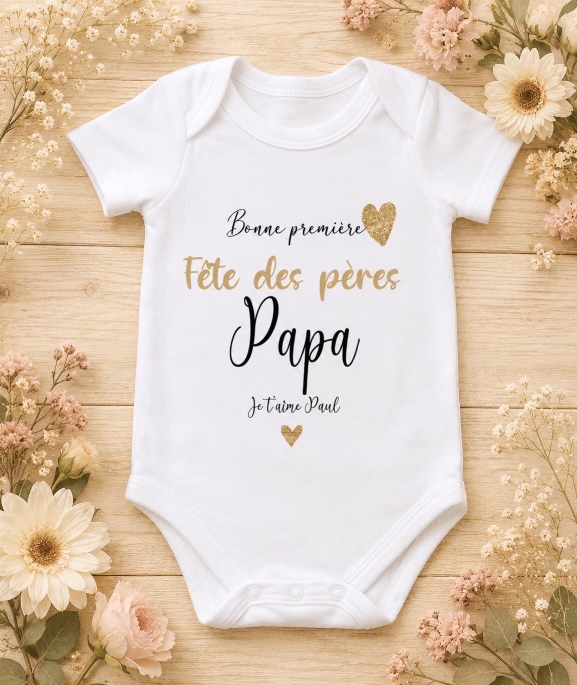 Body bébé personnalisé