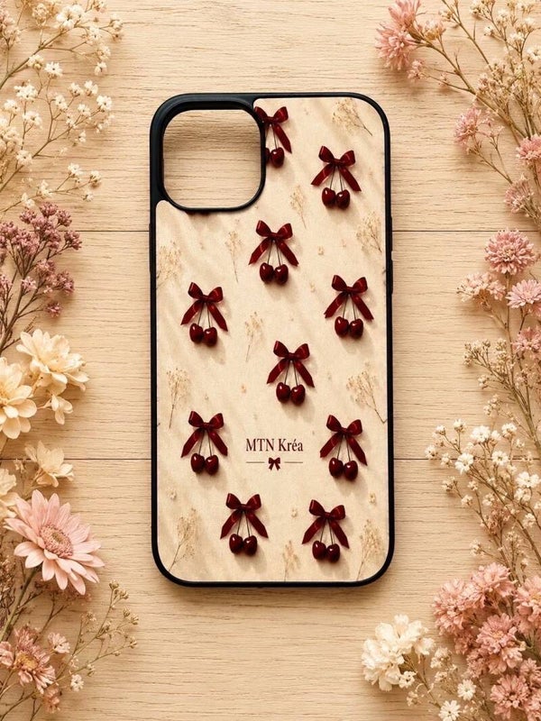 Coque cerise élégante