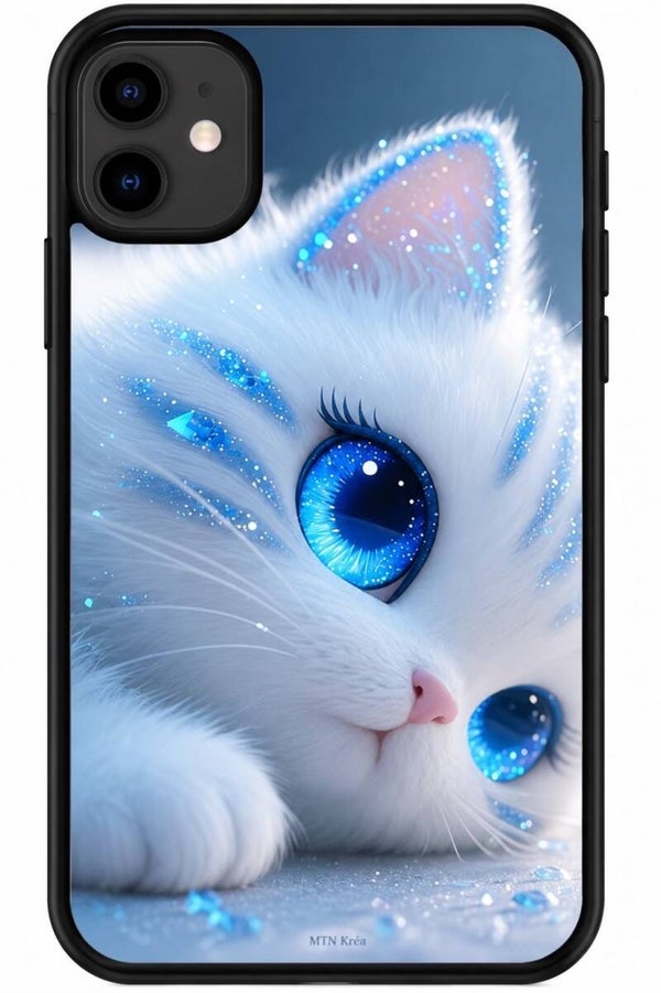 Coque regard saphir