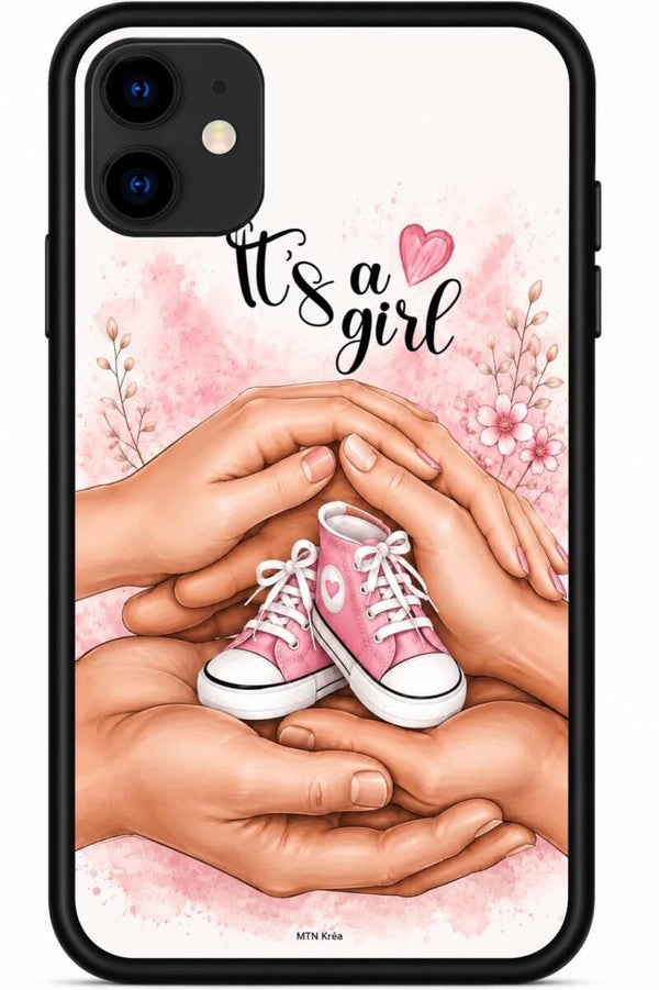 Coque mon petit trésors rose