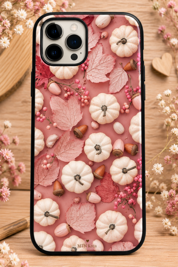 Coque automne rosé