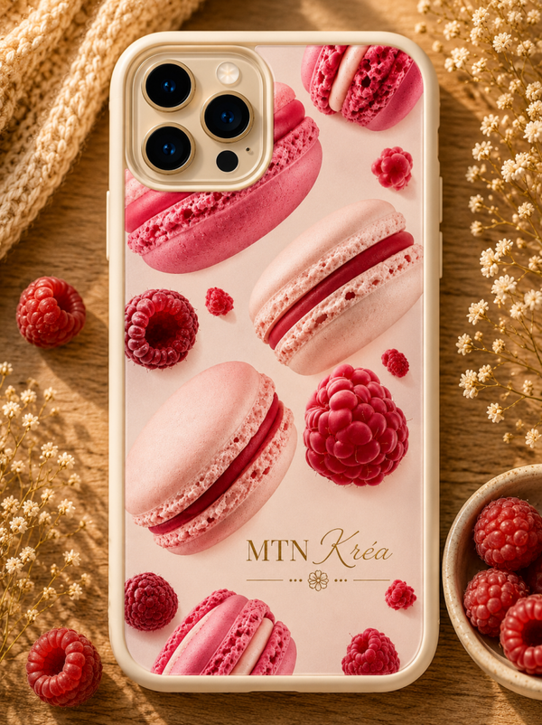 Coque délice framboise
