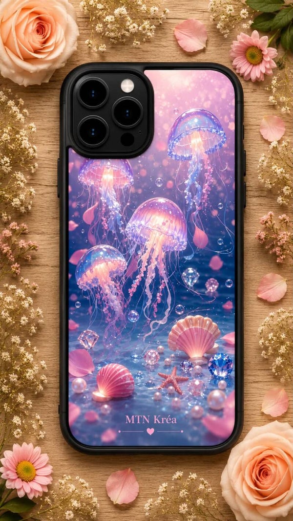 coque méduses enchantées