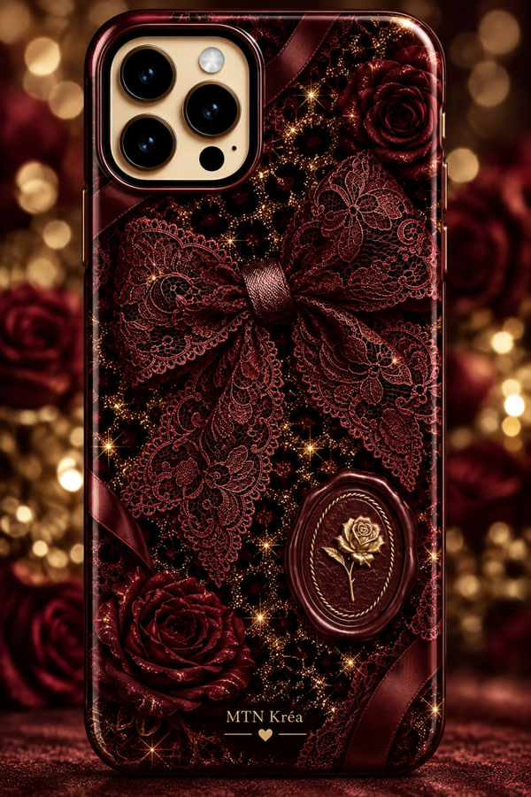 Coque dentelle romantique