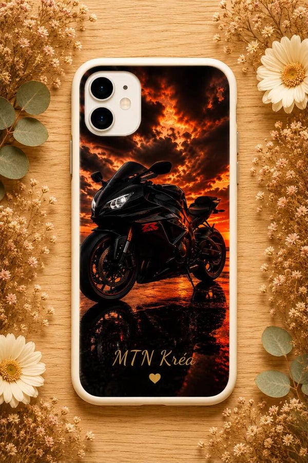 coque crépuscule de feu