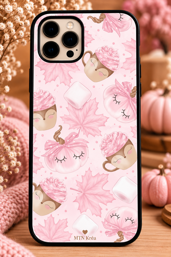 Coque nuage de rose