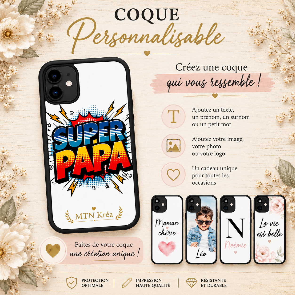 Coque à personnalisée