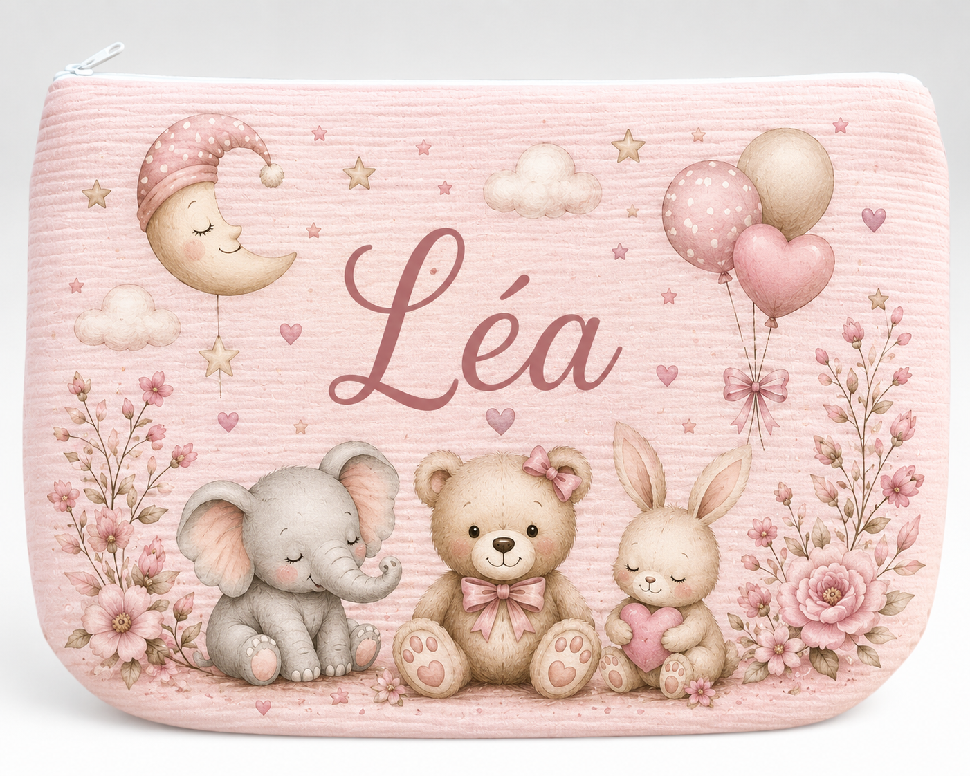 Trousse gaz de coton personnalisée