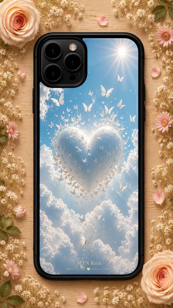 coque envol de papillons