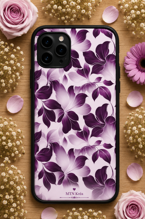 Coque élégance violette