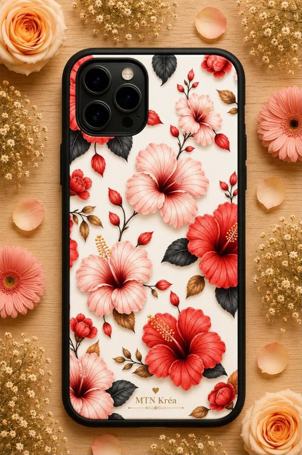 coque hibiscus élégance