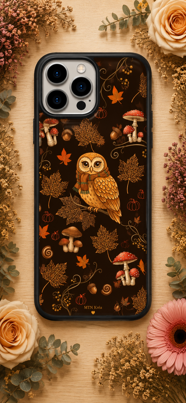 Coque hibou des bois