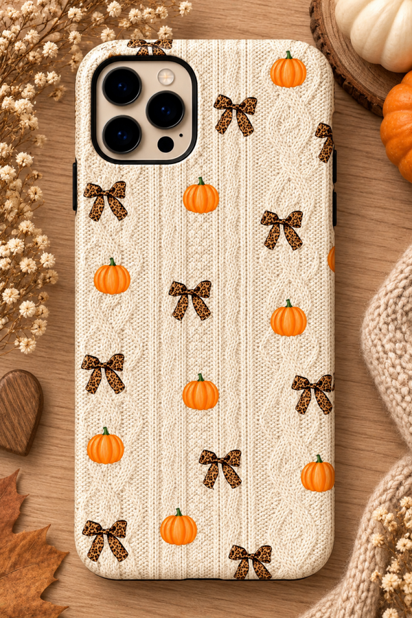 Coque automne léopard
