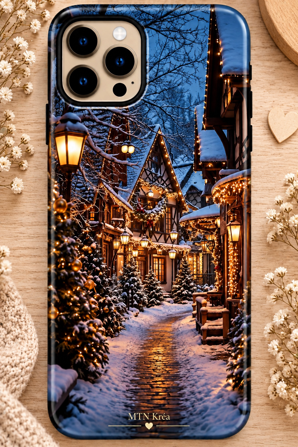 Coque ruelle enneigé